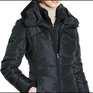 Black Puffer Long Jacket